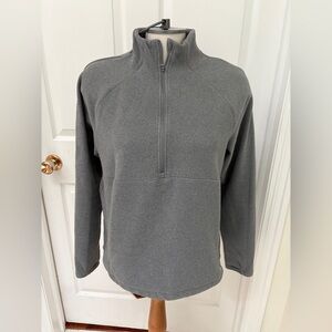 Layers Gray Women's Quarter-Zip Sweater